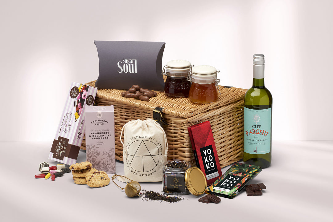 Deluxe White Wine Deli Hamper