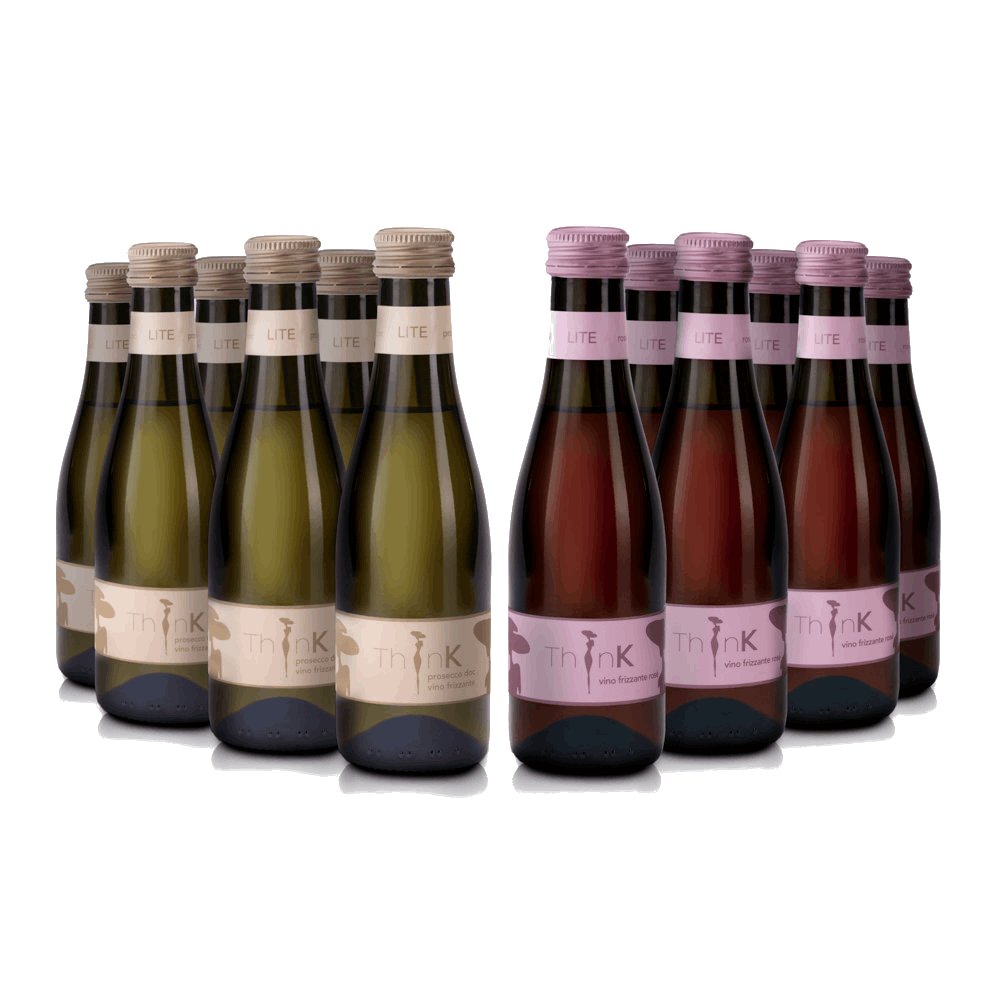 Organic Vegan Sparkling Wine Duo (12x200ml)