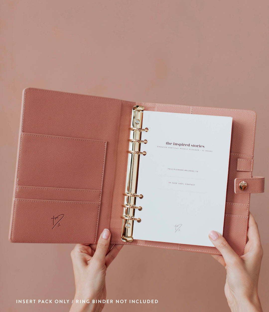 Undated Vertical Weekly Planner Insert Pack