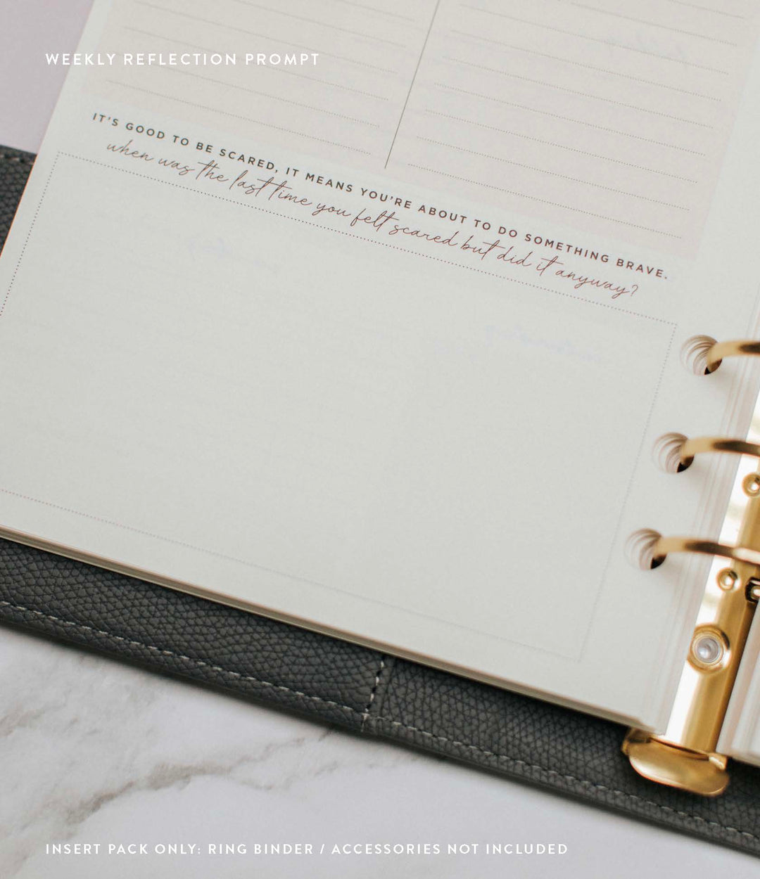 Undated Vertical Weekly Planner Insert Pack