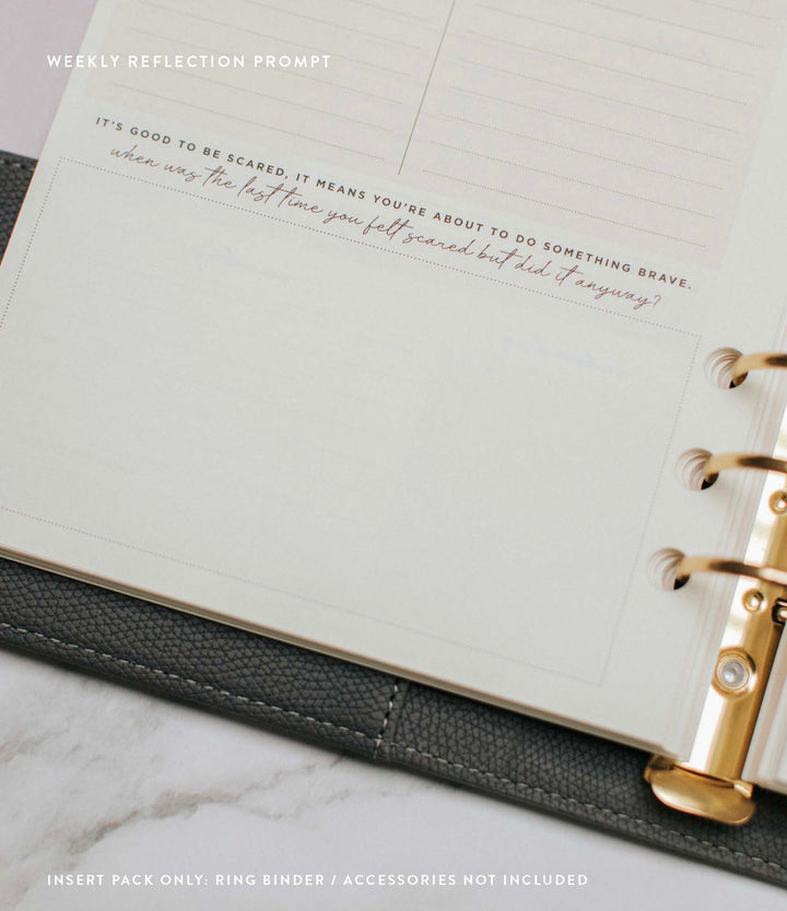 Undated Vertical Weekly Planner Insert Pack