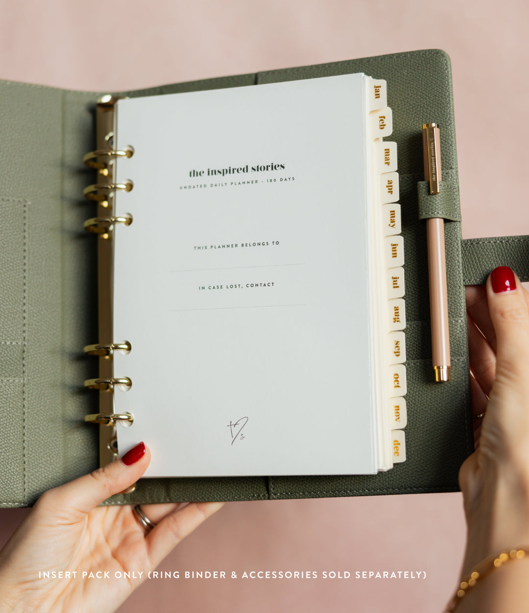 Undated Daily Planner Insert Pack