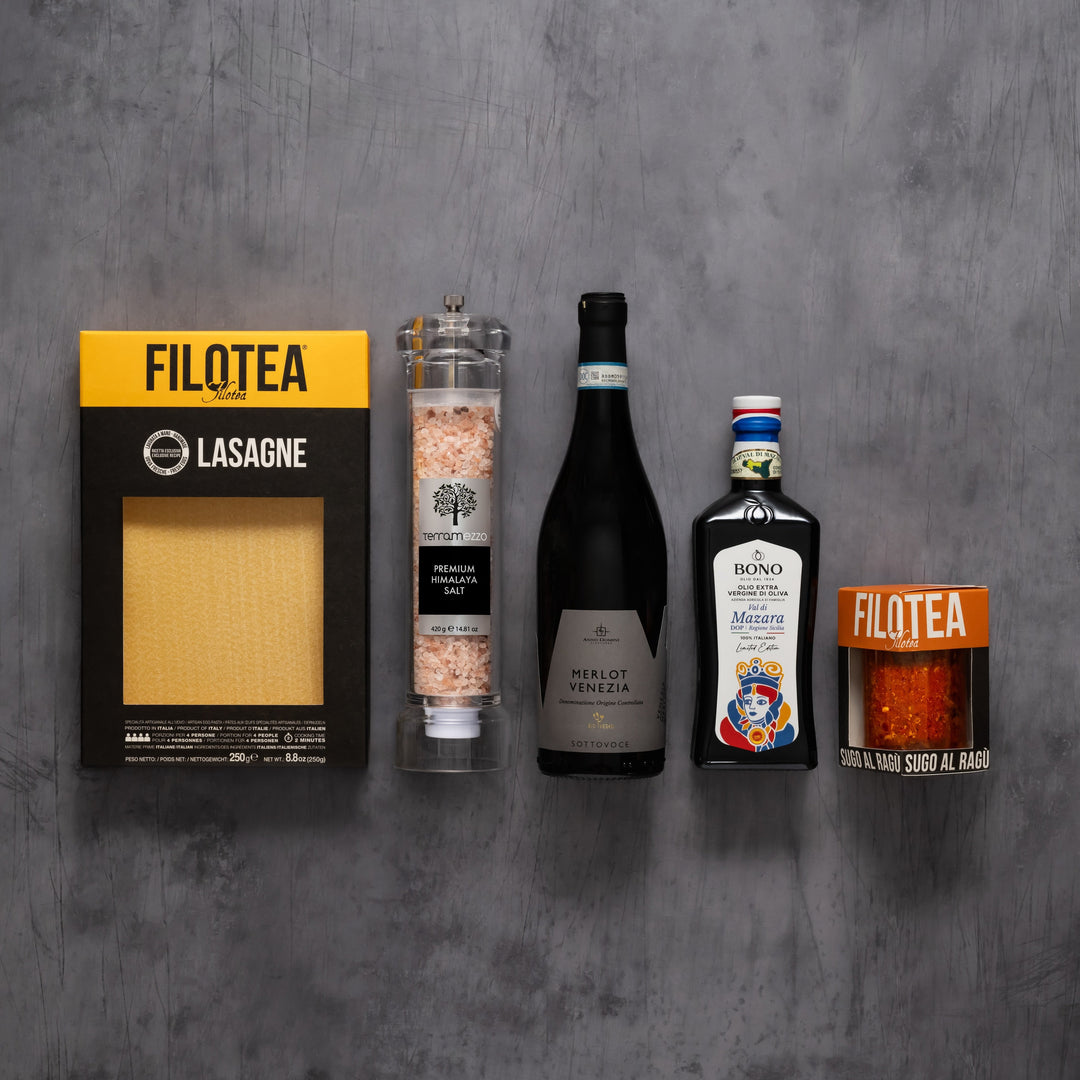 Luxury Lasagne Collection with Wine