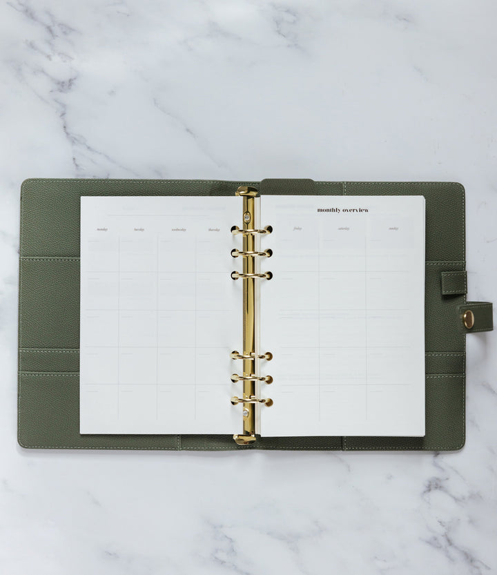 Undated Lifestyle Weekly Planner Insert Pack