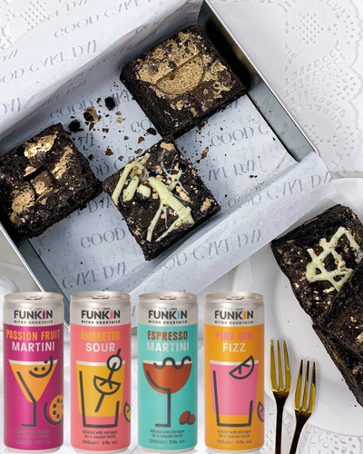 Decadent Brownie & Cocktail Gift Set