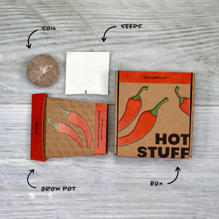 Hot Stuff Chilli Grow Pot Kit