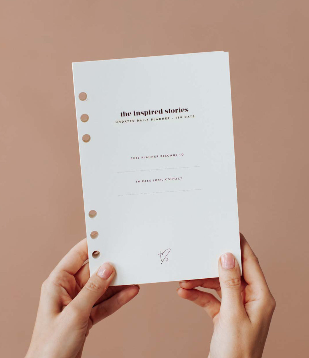 Undated Daily Planner Insert Pack