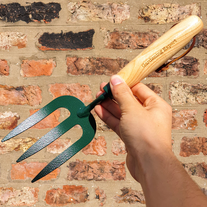 Garden Tool Set with Personalised Fork and Trowel
