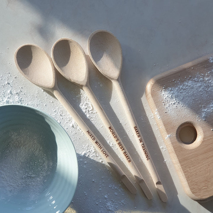 Engraved Beech Spoon