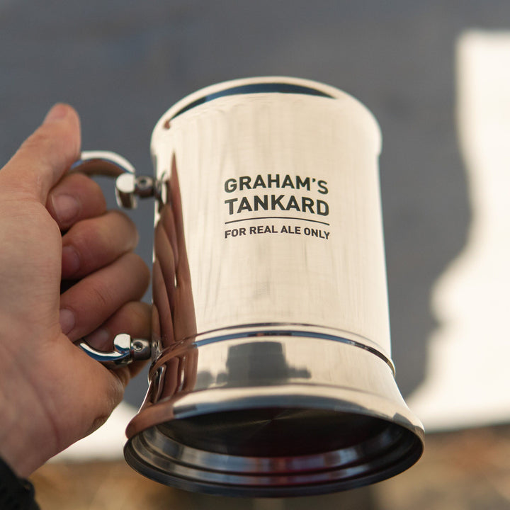 Stainless Steel Tankard - Personalised Beer Gift