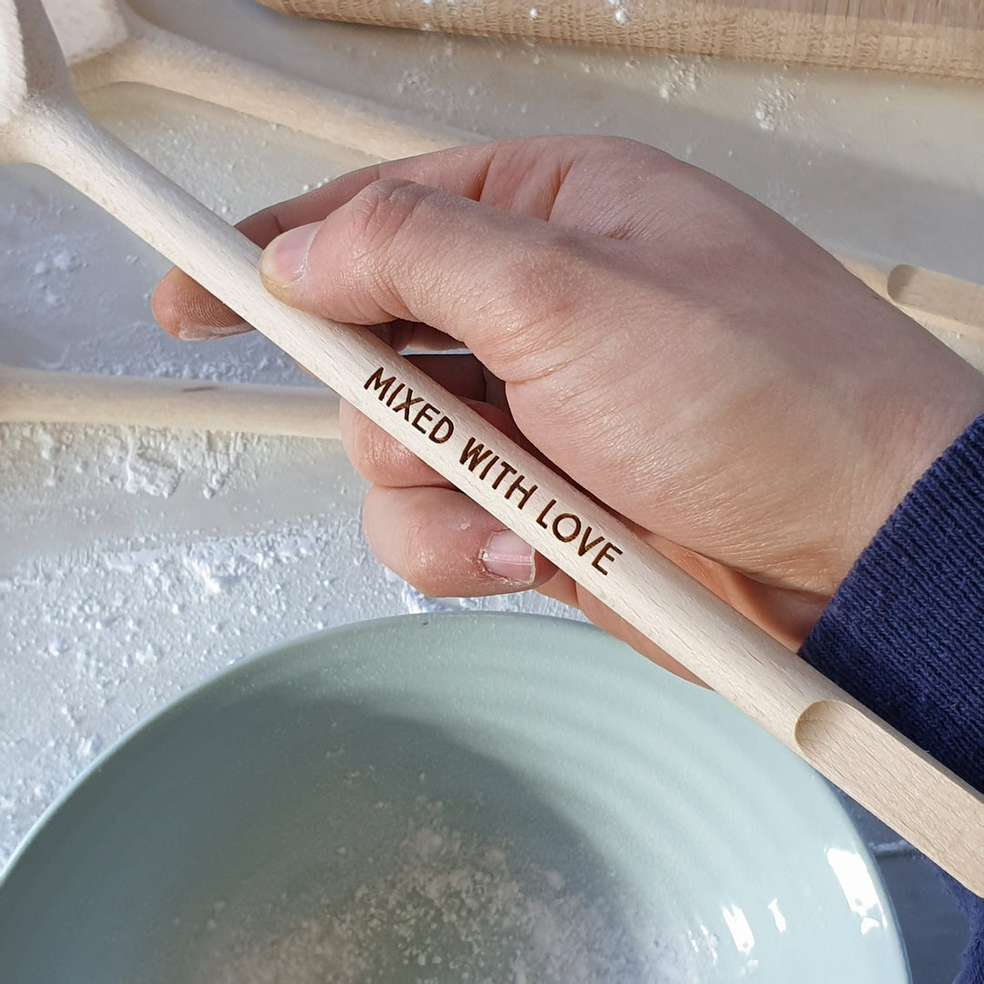 Engraved Beech Spoon