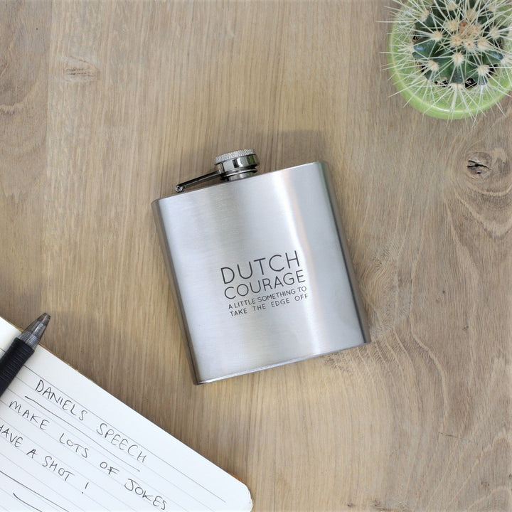 Personalised Stainless Steel Hip Flask