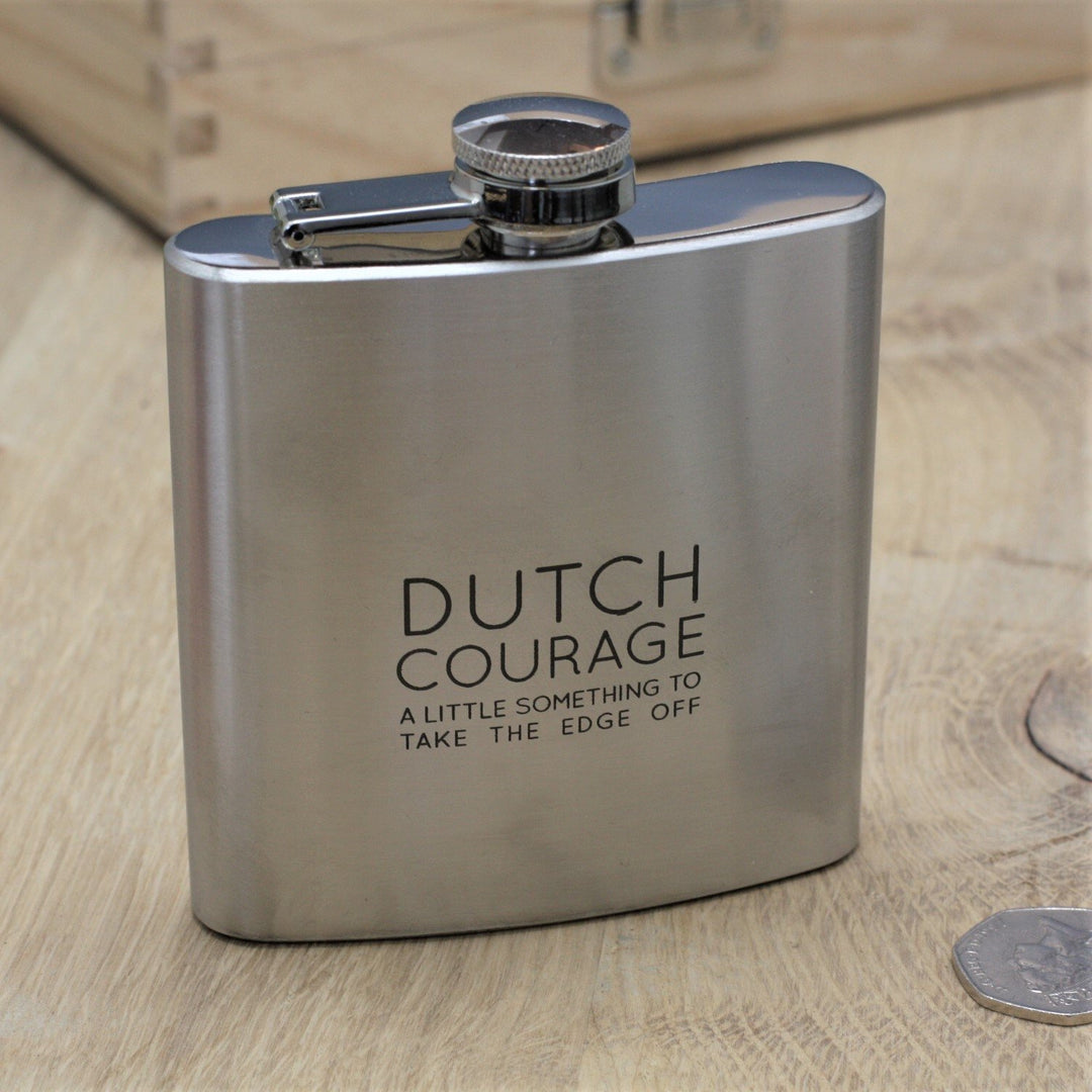 Personalised Stainless Steel Hip Flask