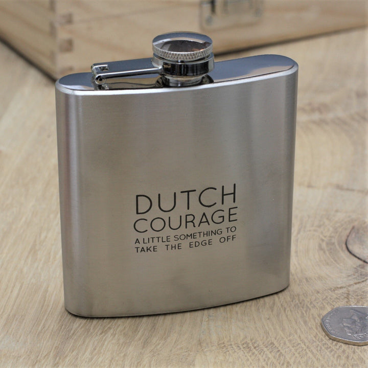 Personalised Stainless Steel Hip Flask