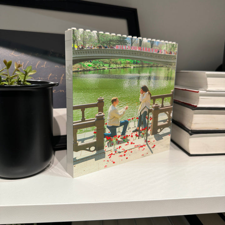 LEGO Bricks Personalised Photo Block