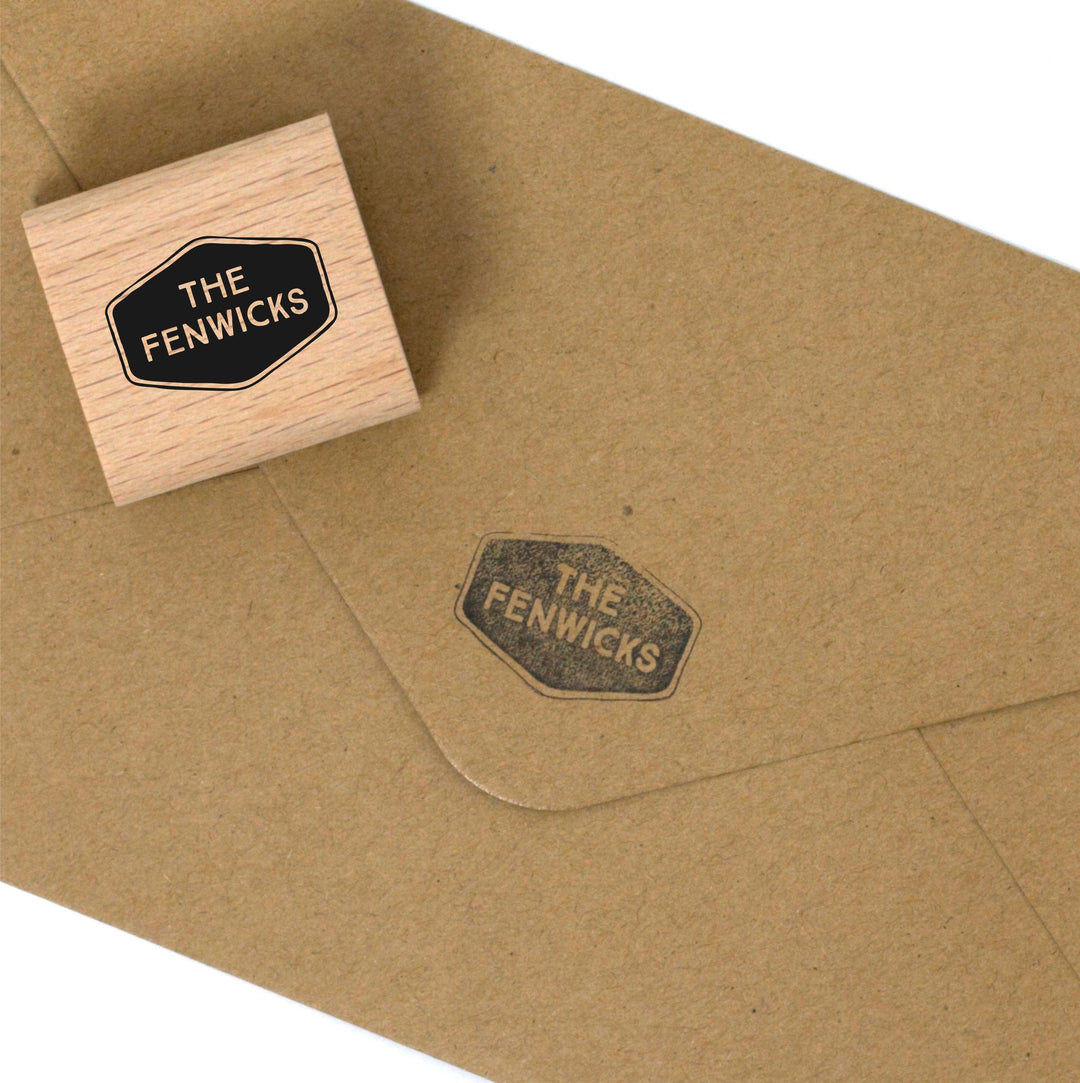 Monogram Rubber Stamp