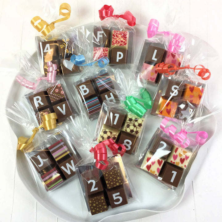 Custom Chocolate Wedding Favours