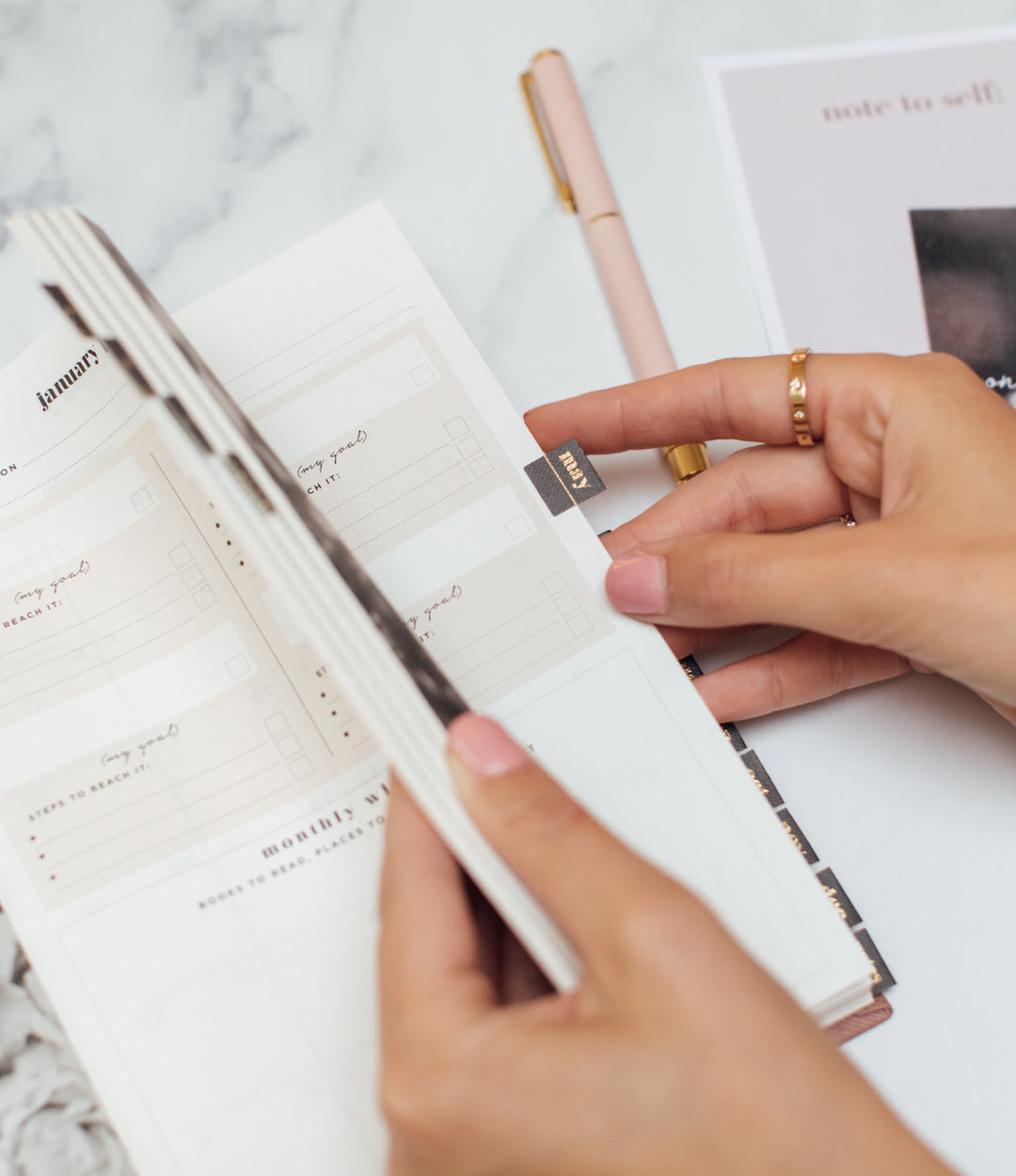 Monthly Planner Tabs