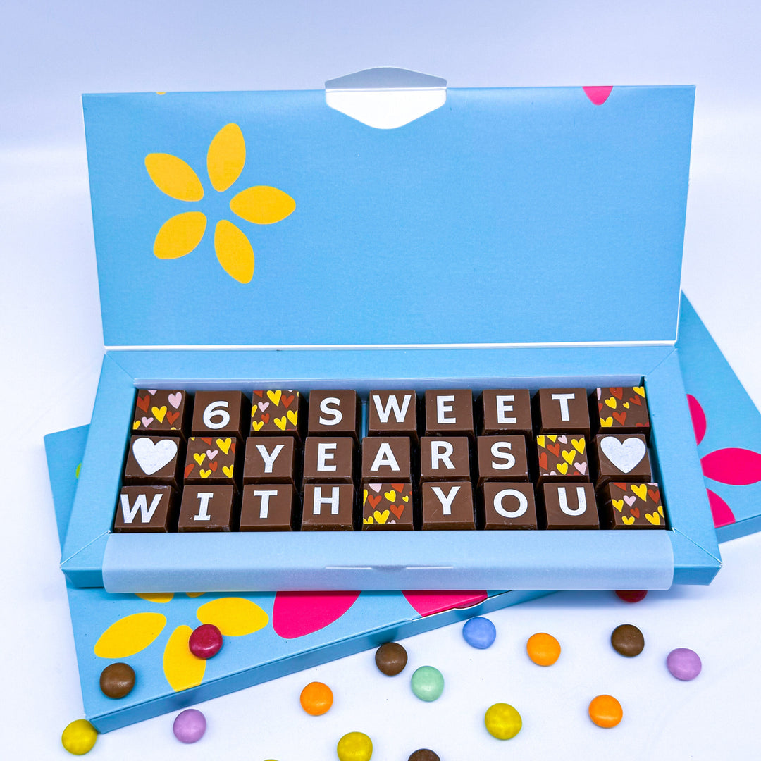 Personalised Belgian Chocolate Message Box