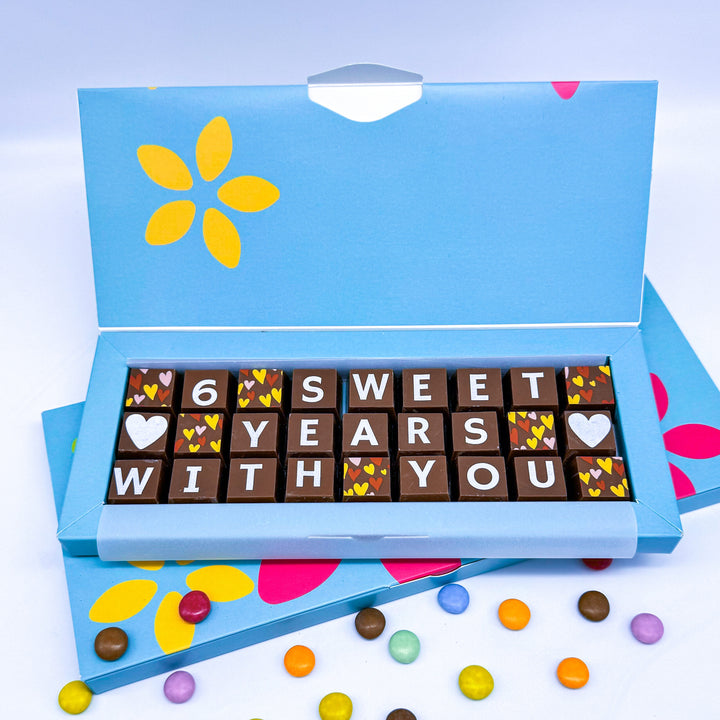 Personalised Belgian Chocolate Message Box