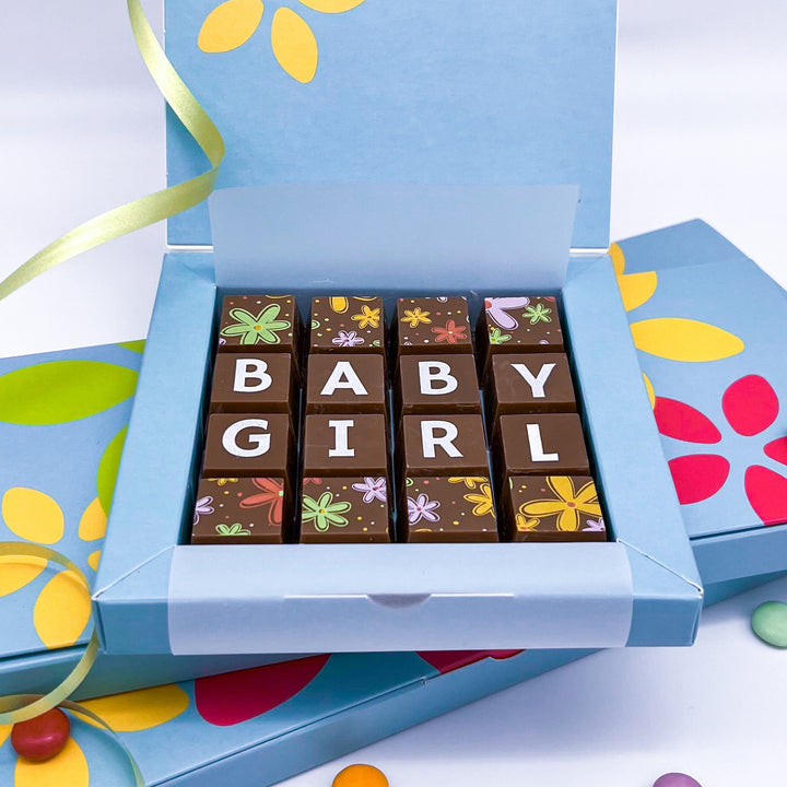 Personalised Baby Girl Chocolate Bar