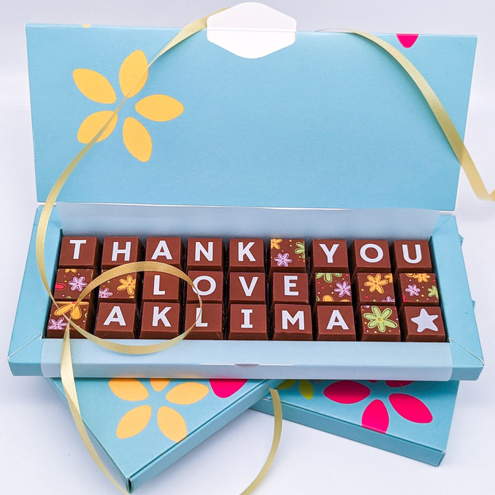 Personalised Thank You Chocolate Box for Teachers