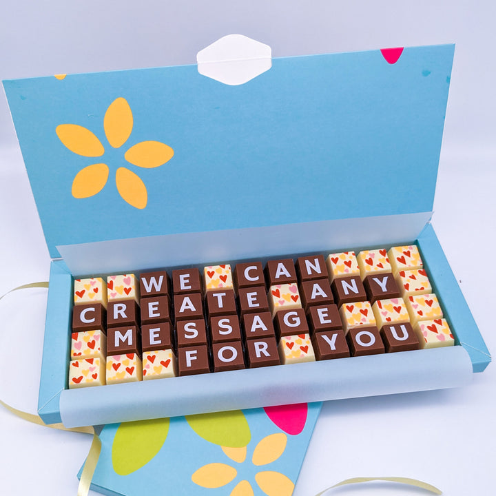 Personalised Belgian Chocolate Message Box