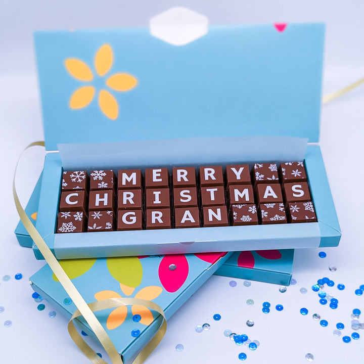 Personalised Christmas Chocolate Treats