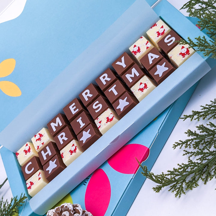 Personalised Christmas Chocolate Box