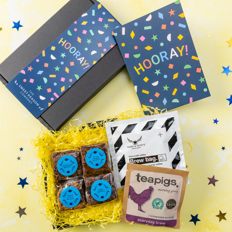 Celebrate Box - Brownies, Coffee & Tea