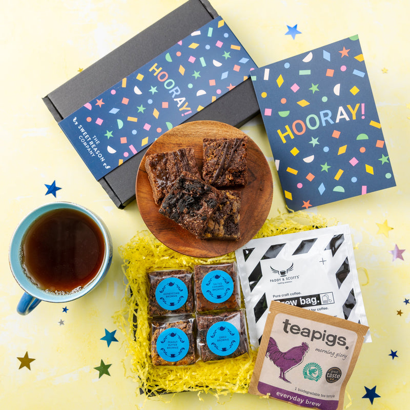 Celebrate Box - Brownies, Coffee & Tea