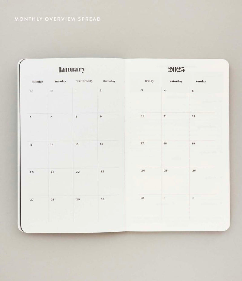 2025 Minimal Weekly Planner