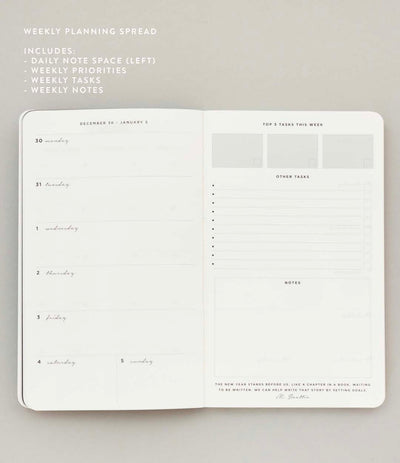 2025 Minimal Weekly Planner