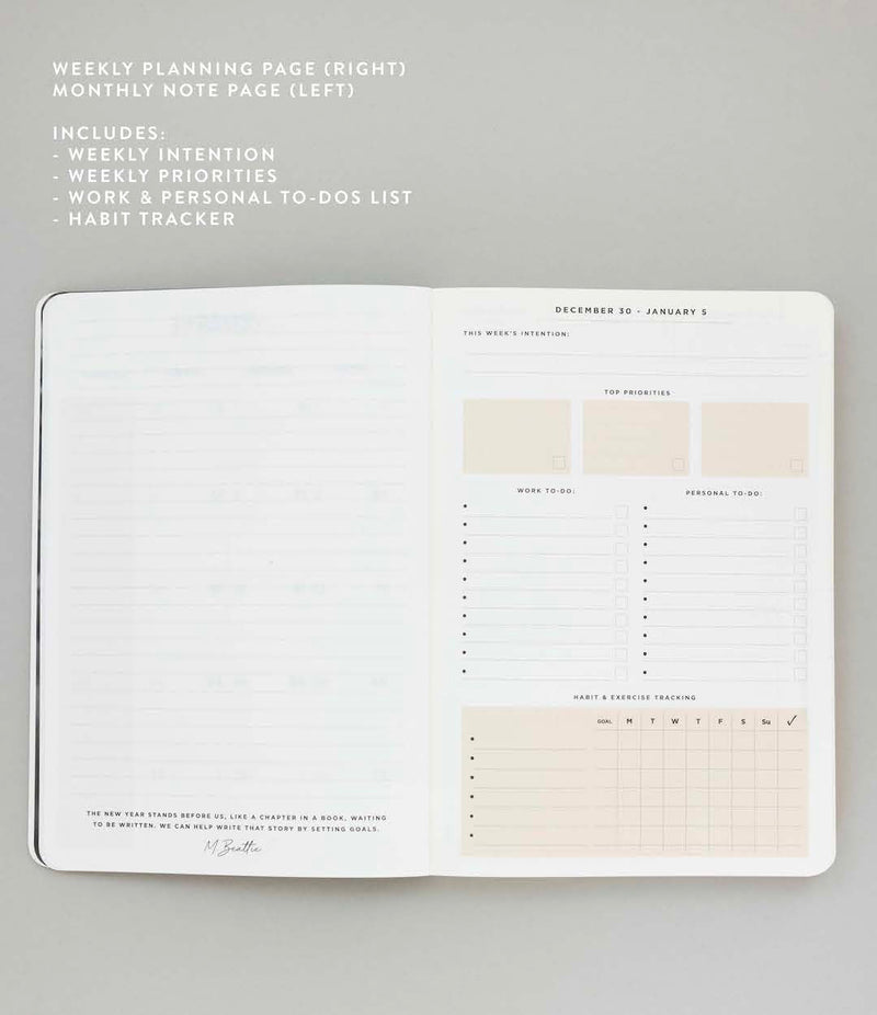 2025 Limited Edition Vertical Weekly Planner