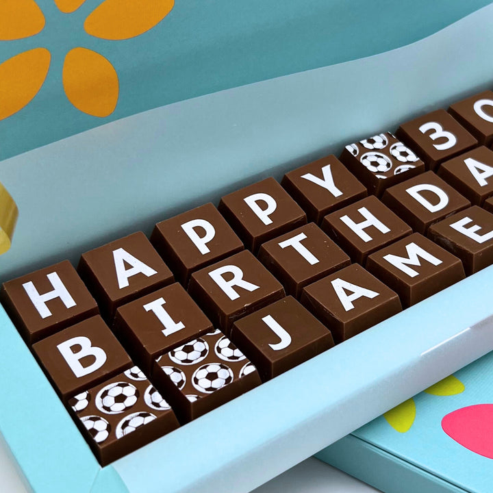 Personalised 30th Birthday Chocolate Gift Box