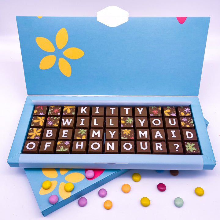 Personalised Belgian Chocolate Message Box