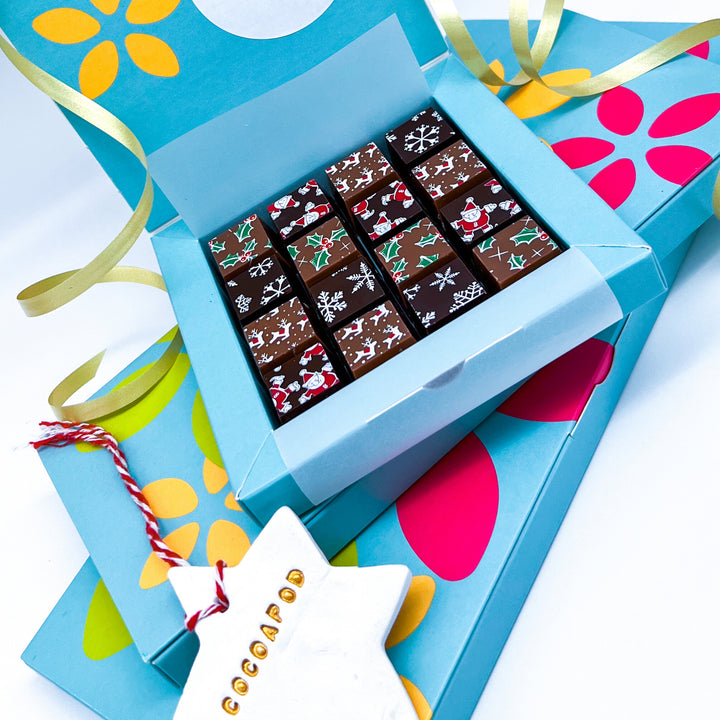 Personalised Christmas Mosaic Chocolates