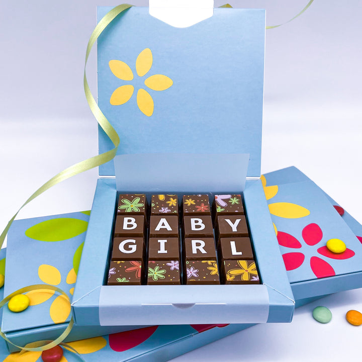 Personalised Baby Girl Chocolate Bar