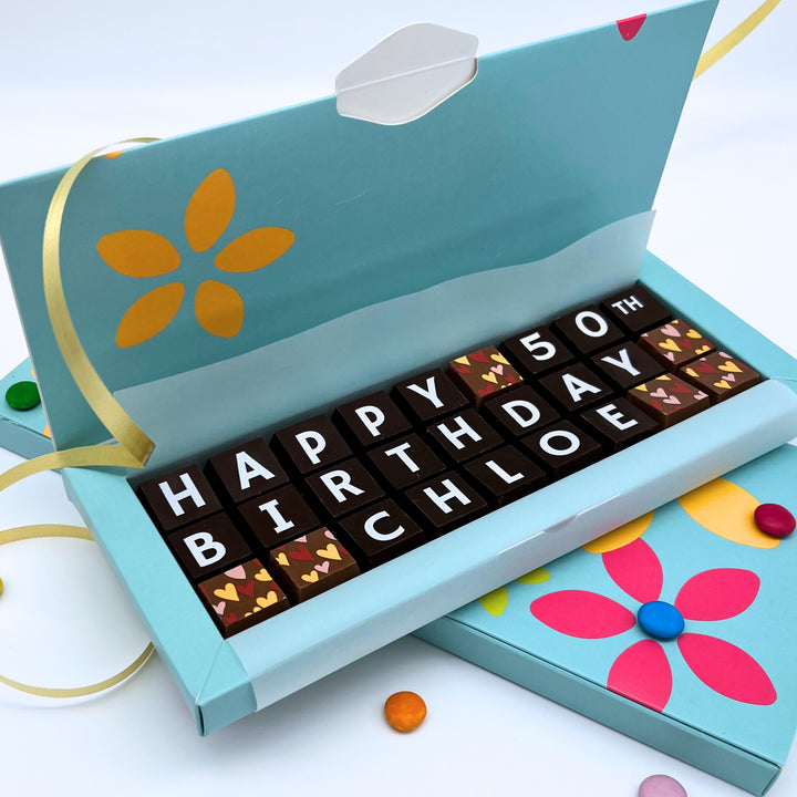 Personalised Birthday Chocolate Box