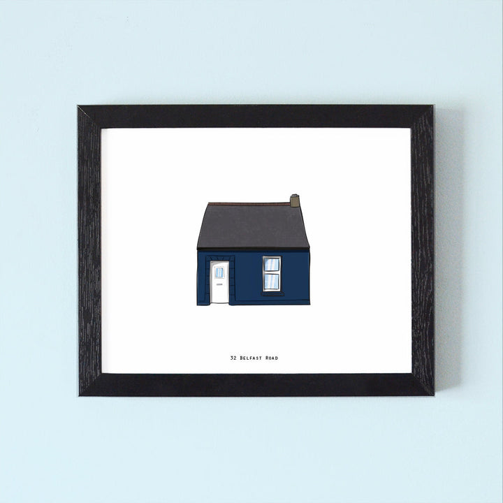 Personalised House Illustration Print