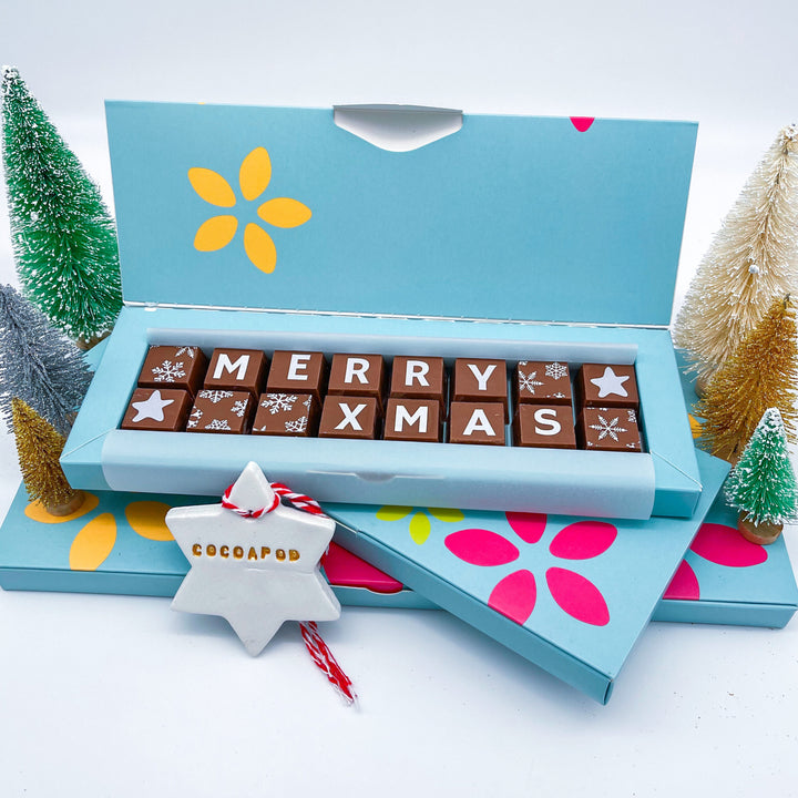 Festive Merry Xmas Belgian Chocolates