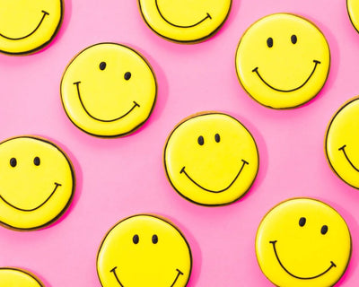 Smiley Face Letterbox Biscuit