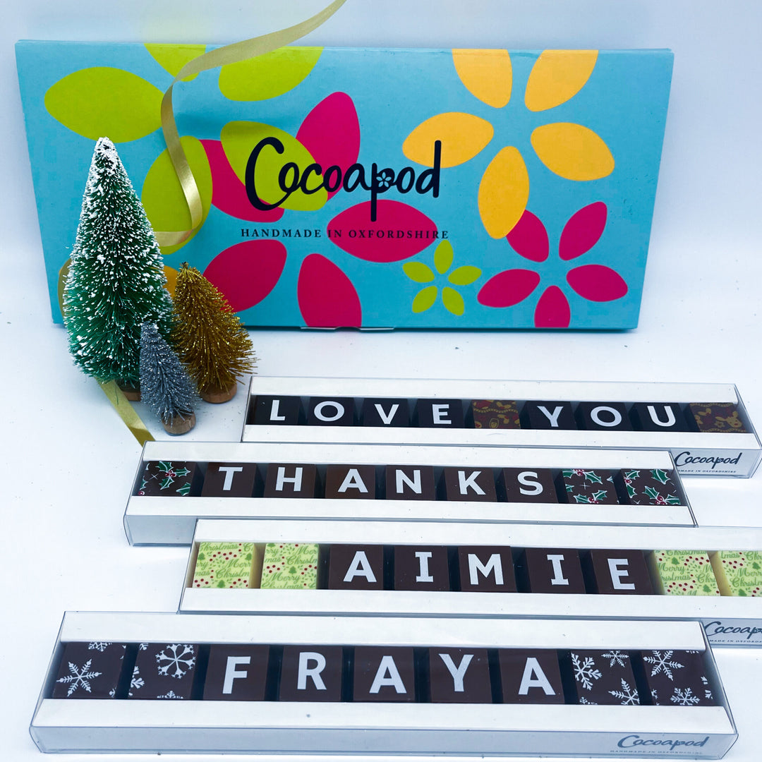 Personalised Belgian Chocolate Christmas Treats