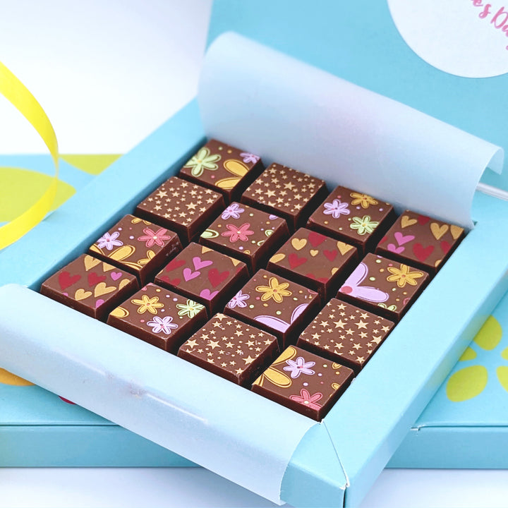Personalised Chocolate Flower Gift Box