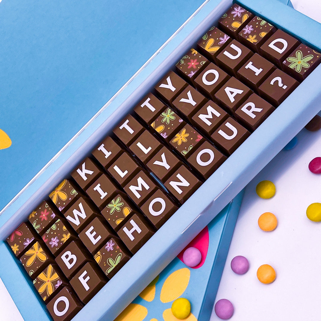Will You Be My Maid of Honour? Chocolate Gift Box