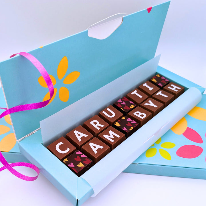 Personalised Welsh Chocolate Bar