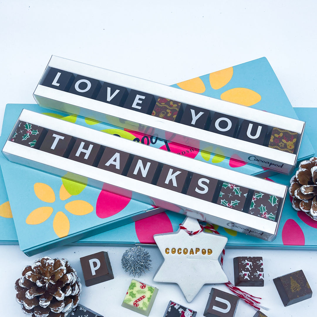 Personalised Belgian Chocolate Christmas Treats