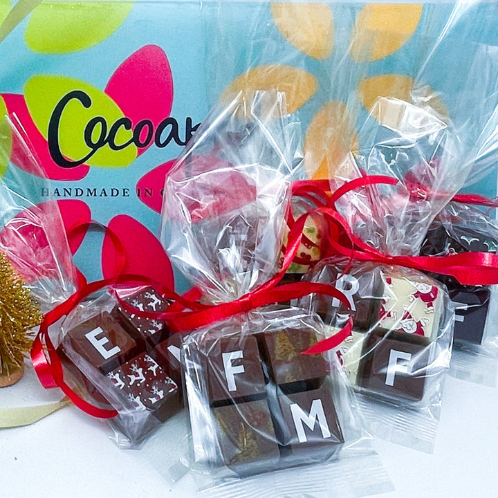 Personalised Christmas Chocolate Squares