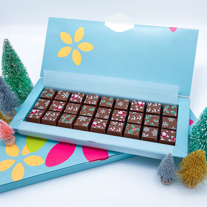 Festive Mosaic Milk Chocolate Gift Box