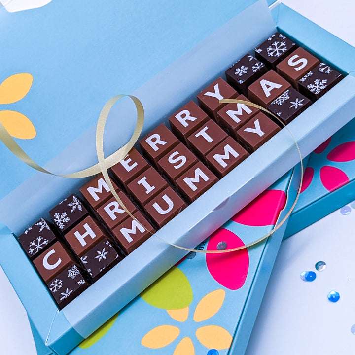 Personalised Christmas Chocolates for Mum